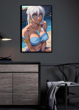 Princess Kida Wall Art | Atlantis Fan Art | Snapping Turtle Gallery [variant_option1] Print, Premium Wall Art by Snapping Turtle Gallery