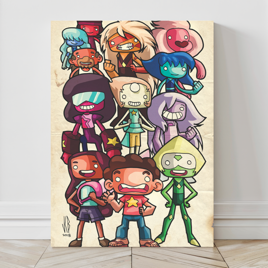 Gem Squad Shuffle Wall Art