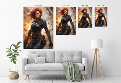 Black Widow Reckoning Wall Art