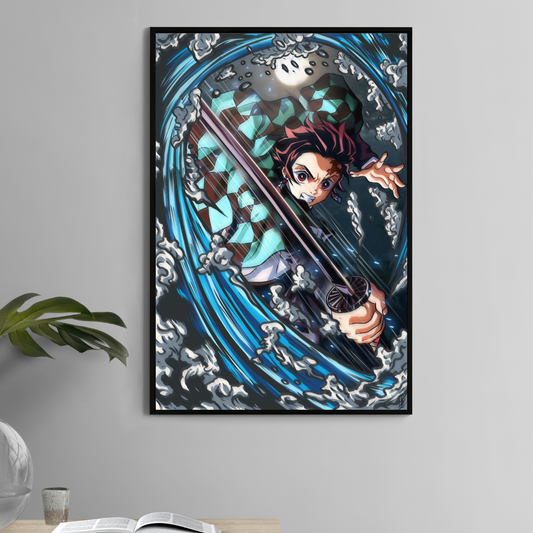 Water Blade Fury Wall Art