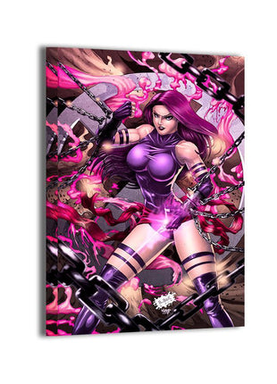 Psylocke Wall Art | X-Men Marvel HD Acrylic, Metal & Canvas Print - Snapping Turtle Gallery