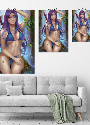 Psylocke Wall Art | X-Men Ultra-HD Acrylic, Metal & Canvas Print - Snapping Turtle Gallery