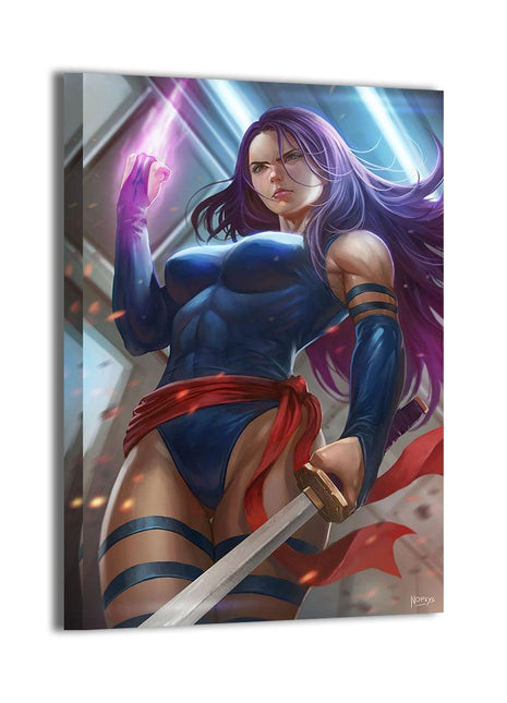 Psylocke Wall Art | X-Men Marvel HD Acrylic, Metal & Canvas Print - Snapping Turtle Gallery