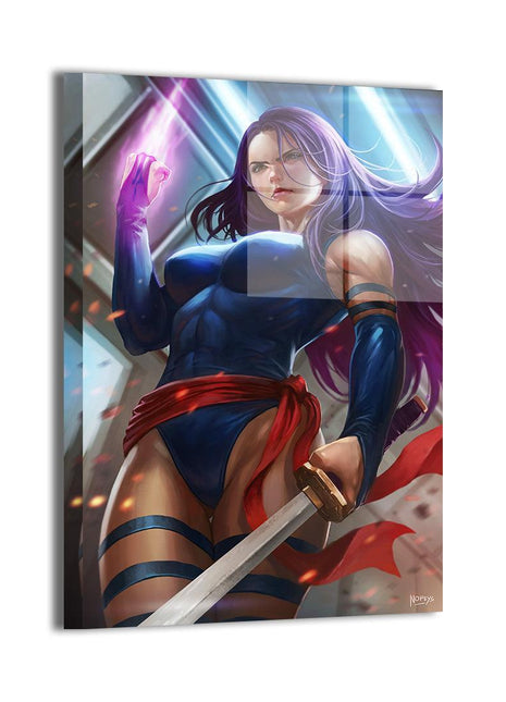 Psylocke Wall Art | X-Men Marvel HD Acrylic, Metal & Canvas Print - Snapping Turtle Gallery