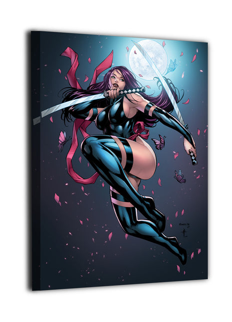 Psylocke Wall Art | X-Men Marvel HD Acrylic, Metal & Canvas Print - Snapping Turtle Gallery