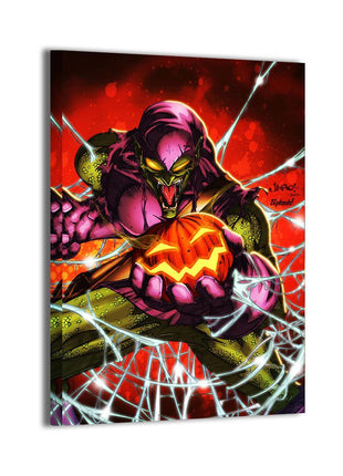Green Goblin Art | Acrylic, Metal & Canvas - Snapping Turtle Gallery