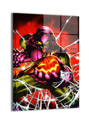 Green Goblin Art | Acrylic, Metal & Canvas - Snapping Turtle Gallery