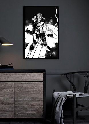 Punisher Wall Art | Marvel Ultra-HD Acrylic, Metal & Canvas Print - Snapping Turtle Gallery
