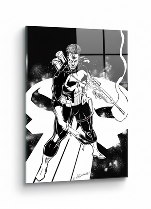Punisher Wall Art | Marvel Ultra-HD Acrylic, Metal & Canvas Print - Snapping Turtle Gallery