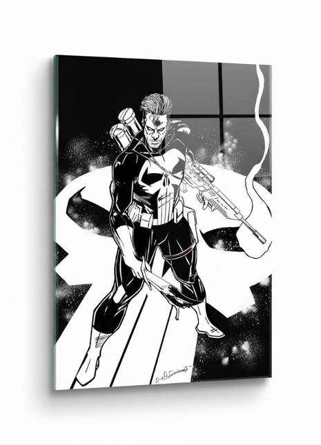 Punisher Wall Art | Marvel Ultra-HD Acrylic, Metal & Canvas Print - Snapping Turtle Gallery