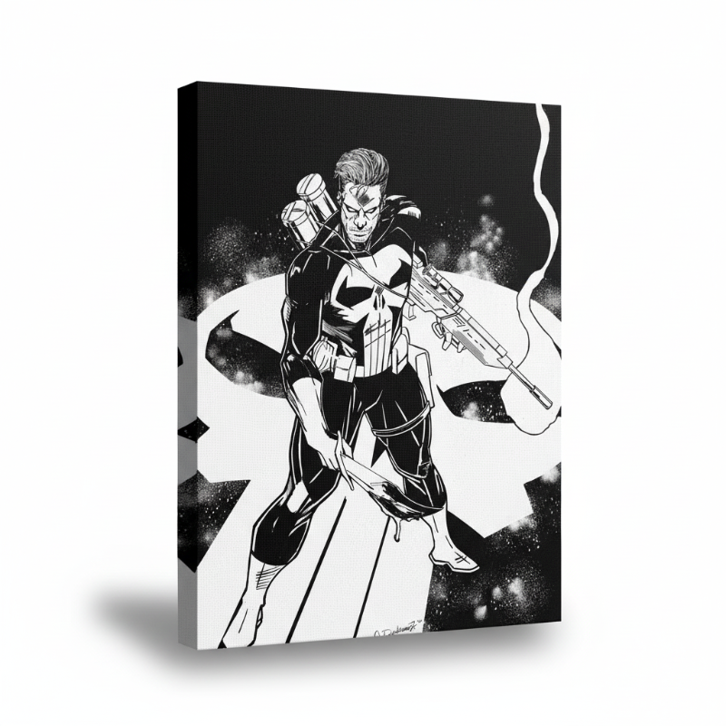 Punisher Code - Canvas Mockup