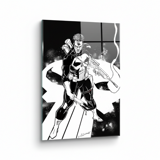 Punisher Code - Glossy Acrylic Mockup