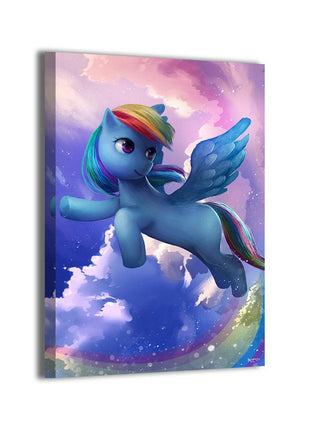 Rainbow Dash Art | Acrylic, Metal & Canvas [variant_option1] Print, Premium Wall Art by Snapping Turtle Gallery
