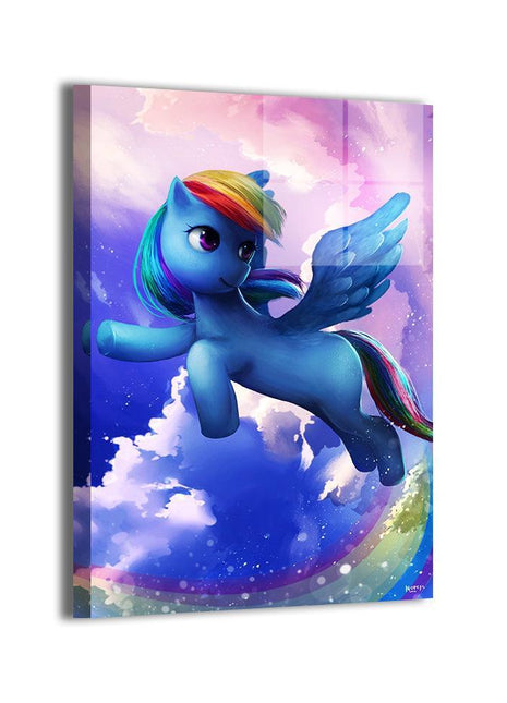 Rainbow Dash Art | Acrylic, Metal & Canvas [variant_option1] Print, Premium Wall Art by Snapping Turtle Gallery