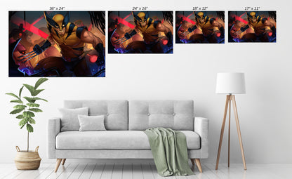 Adamantium Onslaught Wall Art
