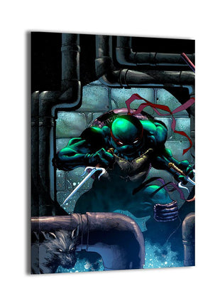 Raphael Wall Art | TMNT Ultra-HD Acrylic, Metal & Canvas Print - Snapping Turtle Gallery