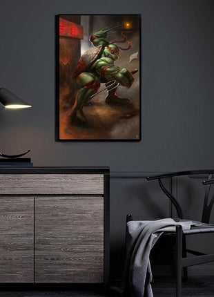 Raphael Wall Art | TMNT Fan Art | Snapping Turtle Gallery [variant_option1] Print, Premium Wall Art by Snapping Turtle Gallery