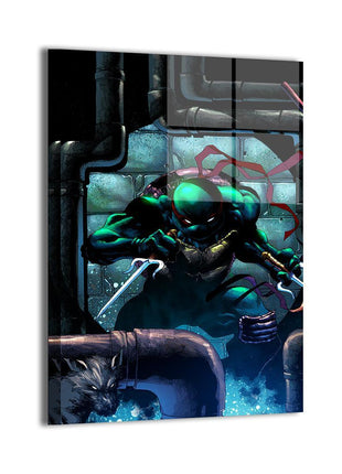 Raphael Wall Art | TMNT Ultra-HD Acrylic, Metal & Canvas Print - Snapping Turtle Gallery