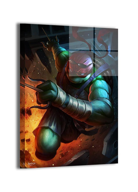 Raphael Wall Art | TMNT Fan Art | Snapping Turtle Gallery [variant_option1] Print, Premium Wall Art by Snapping Turtle Gallery