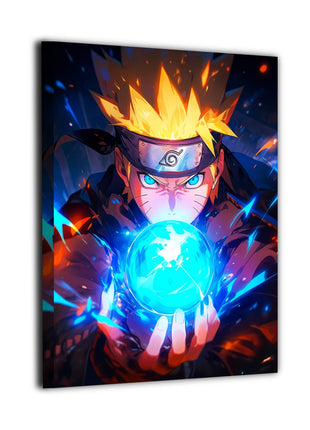 Rasengan Surge Naruto Uzumaki Wall Art