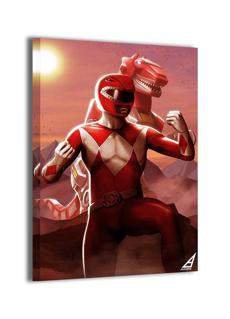 Red Ranger Wall Art | Power Rangers HD Acrylic, Metal & Canvas Print - Snapping Turtle Gallery