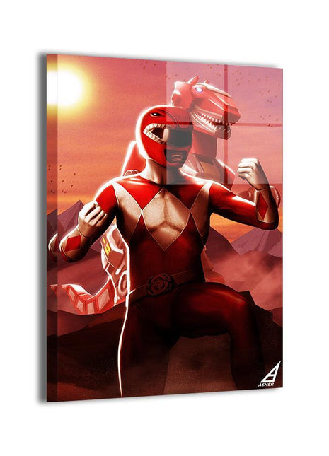 Red Ranger Wall Art | Power Rangers HD Acrylic, Metal & Canvas Print - Snapping Turtle Gallery