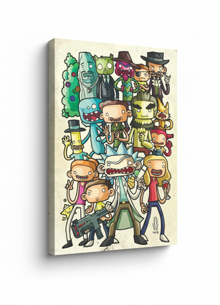 Rick and Morty Wall Art | Ultra-HD Acrylic, Metal & Canvas Print - Snapping Turtle Gallery