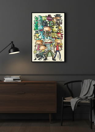 Rick and Morty Wall Art | Ultra-HD Acrylic, Metal & Canvas Print - Snapping Turtle Gallery