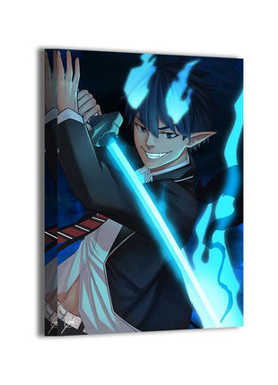 Rin Okumura Wall Art | Blue Exorcist HD Acrylic, Metal & Canvas Print - Snapping Turtle Gallery