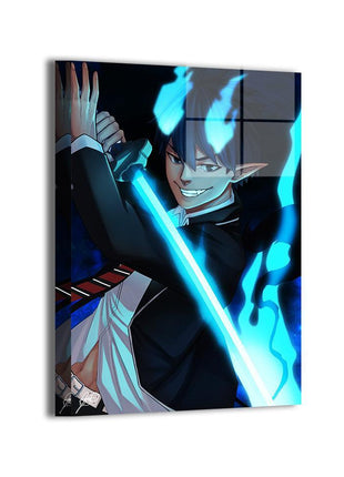 Rin Okumura Wall Art | Blue Exorcist HD Acrylic, Metal & Canvas Print - Snapping Turtle Gallery