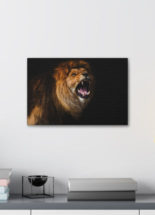 Roar of the King – Powerful Roaring Lion Wall Art | STG Collection - Snapping Turtle Gallery