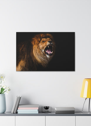 Roar of the King – Powerful Roaring Lion Wall Art | STG Collection - Snapping Turtle Gallery