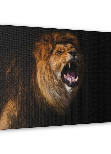 Roar of the King – Powerful Roaring Lion Wall Art | STG Collection [variant_option1] Print, Premium Wall Art by Snapping Turtle Gallery