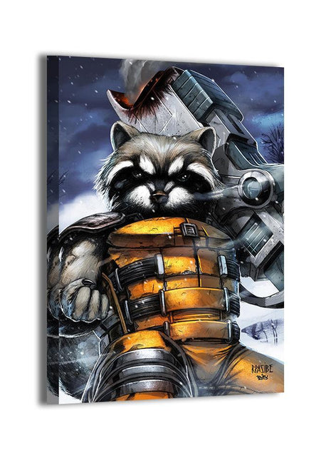 Rocket Raccoon Wall Art | Marvel Fan Art | Snapping Turtle Gallery - Snapping Turtle Gallery