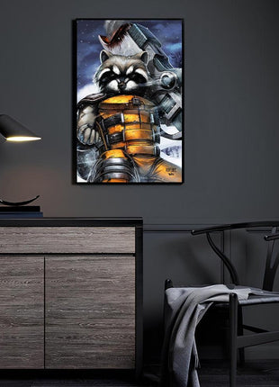 Rocket Raccoon Wall Art | Marvel Fan Art | Snapping Turtle Gallery - Snapping Turtle Gallery