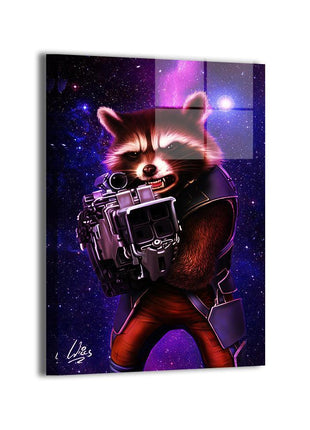 Rocket Raccoon Wall Art | Marvel Fan Art | Snapping Turtle Gallery - Snapping Turtle Gallery