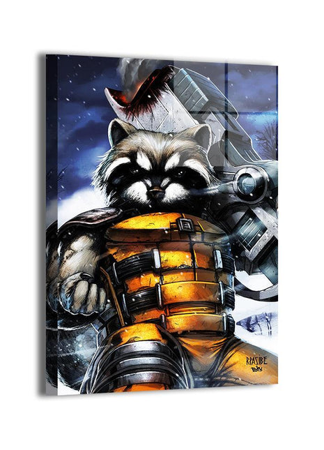 Rocket Raccoon Wall Art | Marvel Fan Art | Snapping Turtle Gallery - Snapping Turtle Gallery