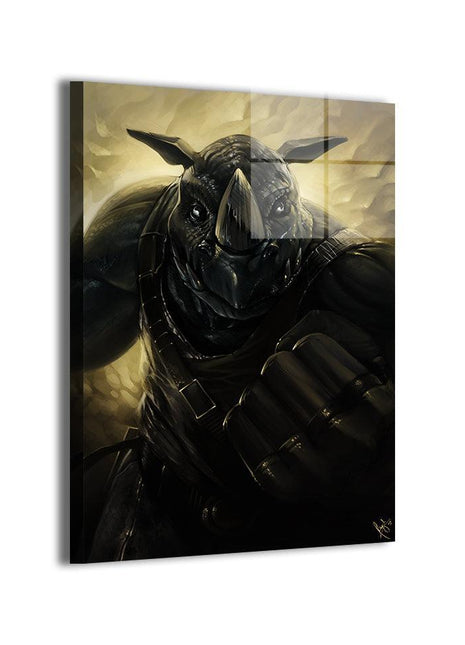 Rocksteady Wall Art | TMNT Fan Art | Snapping Turtle Gallery [variant_option1] Print, Premium Wall Art by Snapping Turtle Gallery