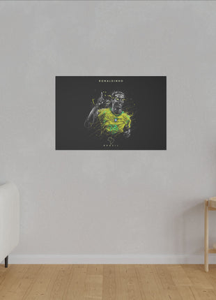 Ronaldinho Art | Acrylic, Metal & Canvas - Snapping Turtle Gallery