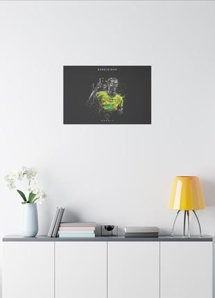 Ronaldinho Art | Acrylic, Metal & Canvas - Snapping Turtle Gallery