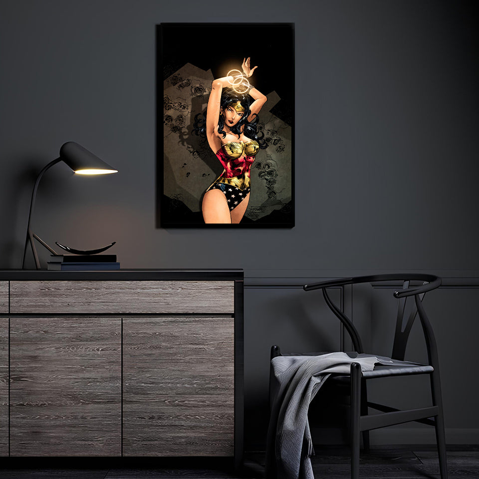 Amazon Radiance by Ray Racho and Stephan “NAHP” Lemineur displayed in a modern room.