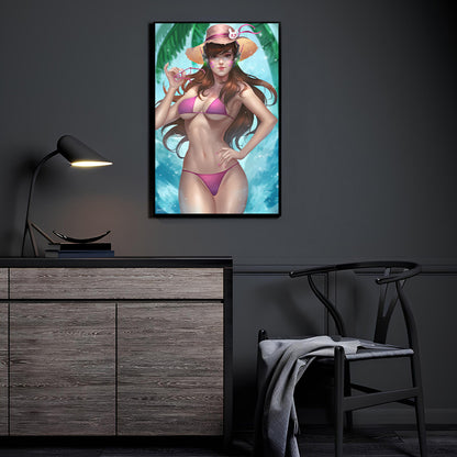 Arcade Bunny Break by Nopeys displayed as premium wall art.