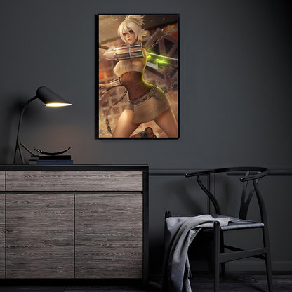 riven league of legends artwork displayed as premium wall art.