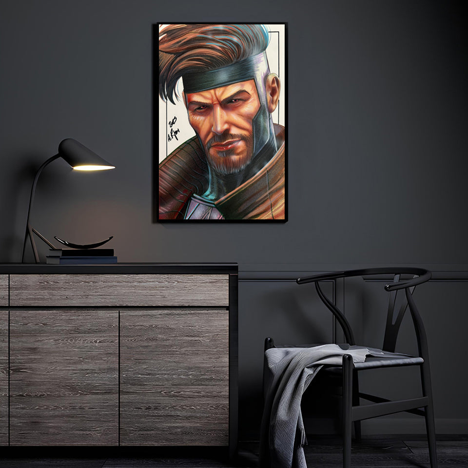  Charged Intent by Aurelio Rigoni displayed in a modern room.