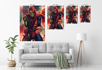 Dual Goblins by Ryan Pasibe and Marvin Tabacon displayed in a modern room.