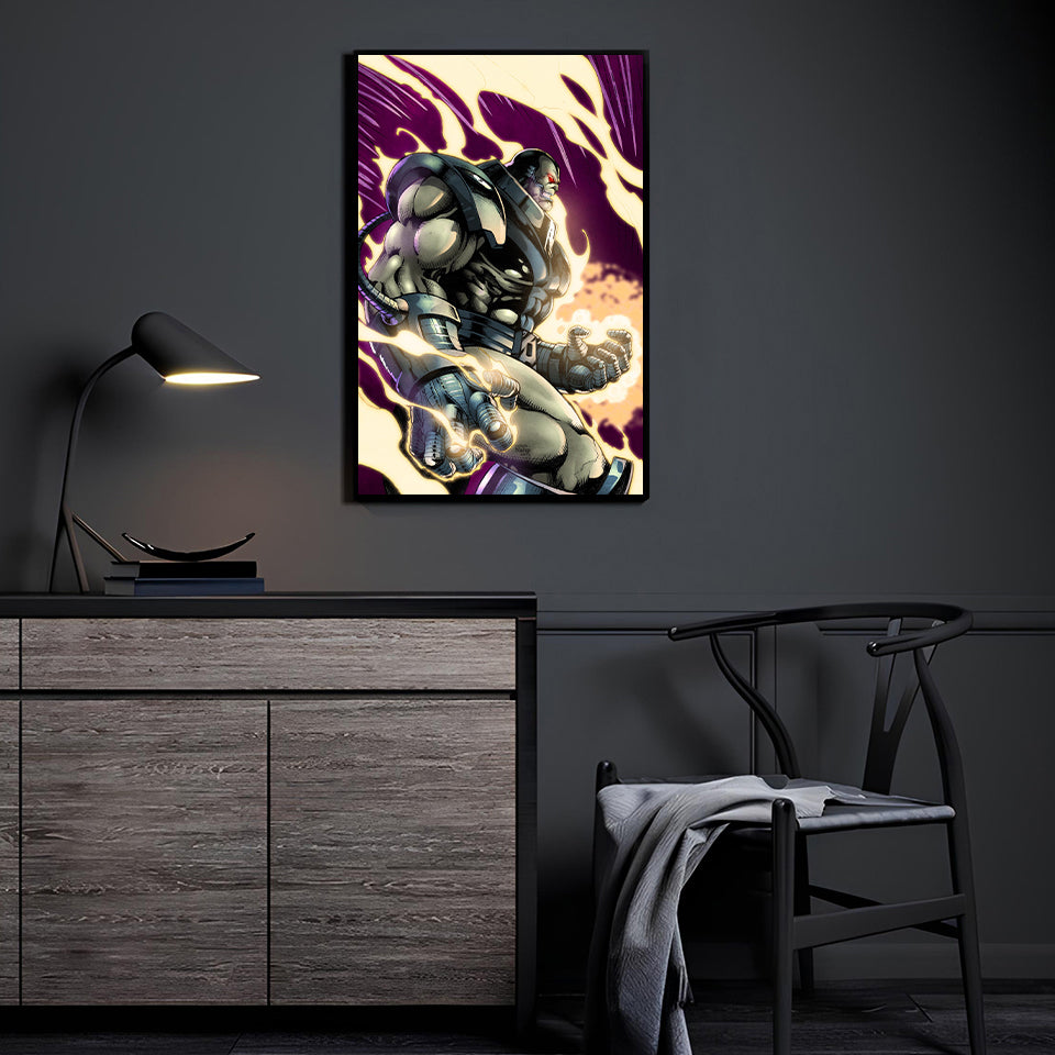 First Mutant Ascendant by Verry Woong, colors by Stephan Lemineur (NAHP) displayed in a modern room.
