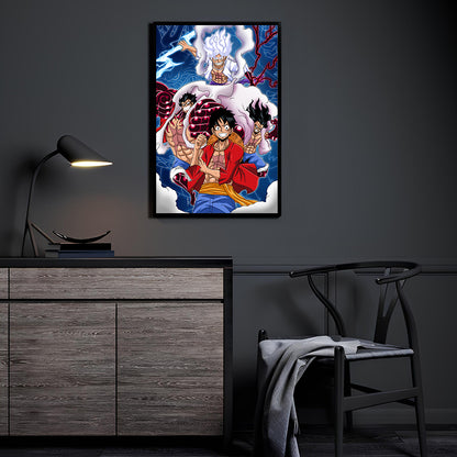 The artwork displayed in a modern room mockup for scale and ambiance