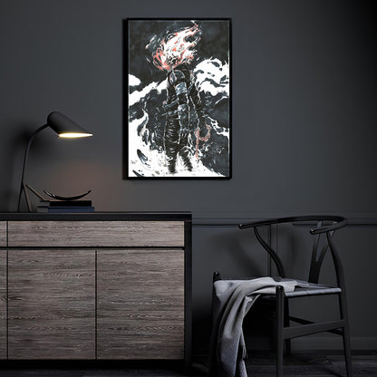 Hellfire Judgment by Don Mark Noceda displayed in a modern room.