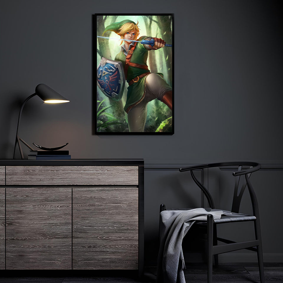 Hylian Resolve by Nopeys displayed in a modern room.