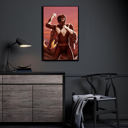 Mastodon Guardian by Ben Asher displayed in a modern room.